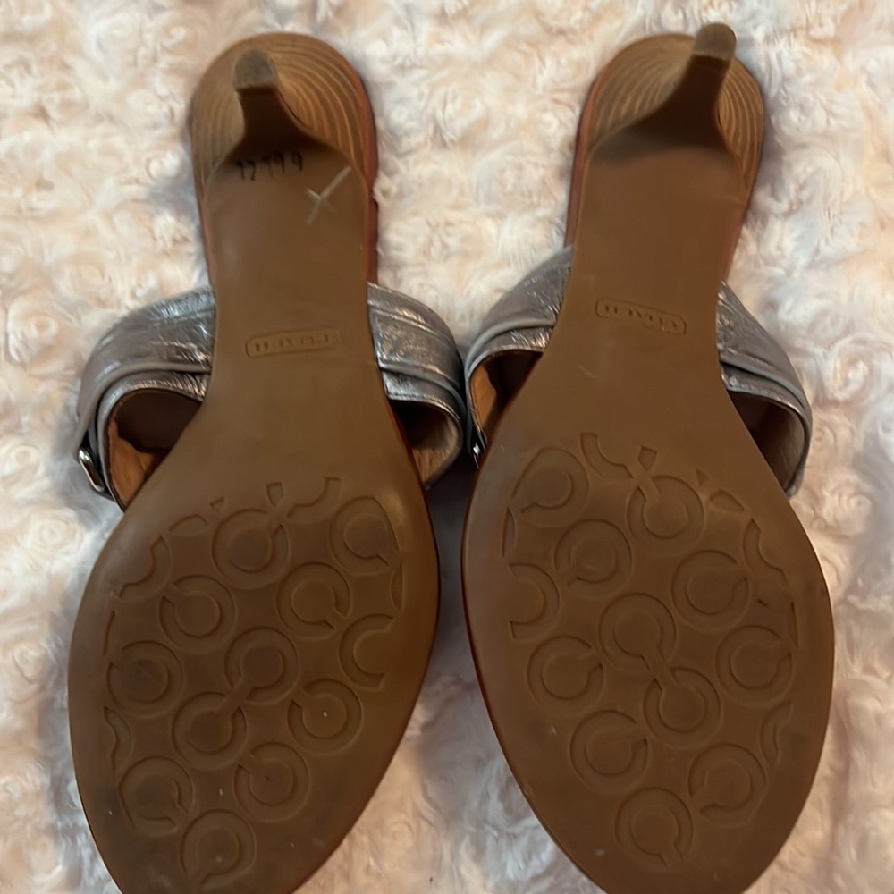 Coach silver sandals - Picture 4 of 6